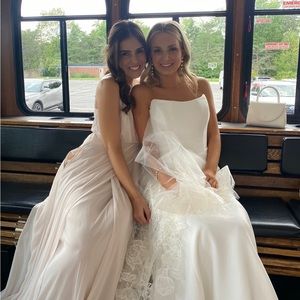 Birdy Grey Champagne Bridesmaid dress style “Kaia” used condition